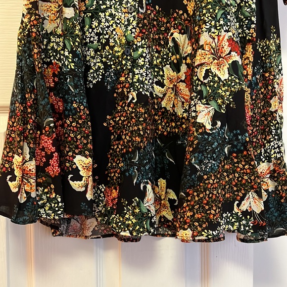 Zara Floral Shirt Dress - Picture 5 of 8